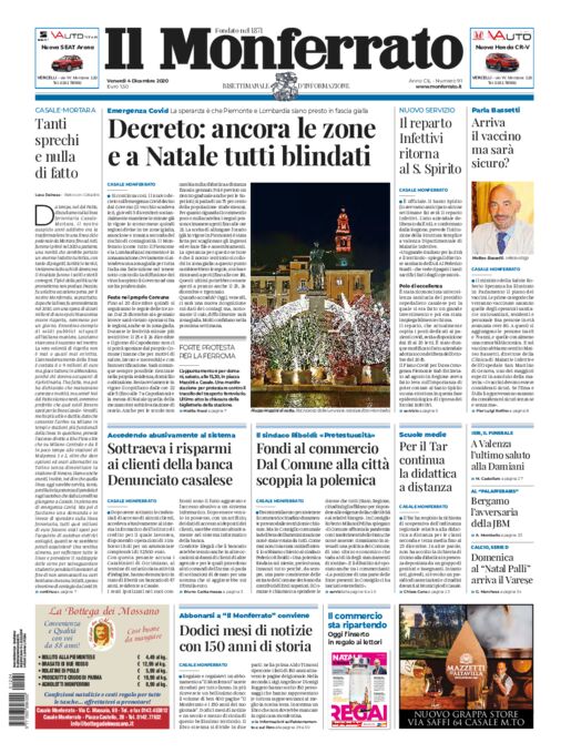 Il Monferrato - Edizione 91 del 04/12/2020